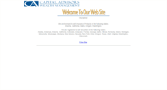 Desktop Screenshot of capitaladvisorswm.com